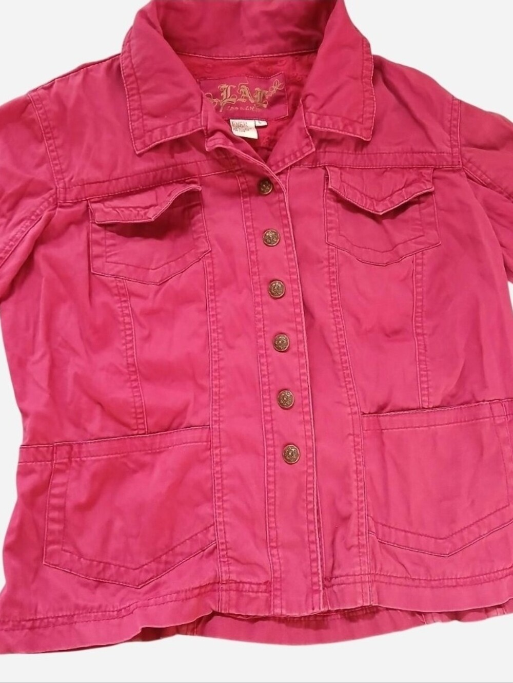 Women's Button-Front Utility Jacket
